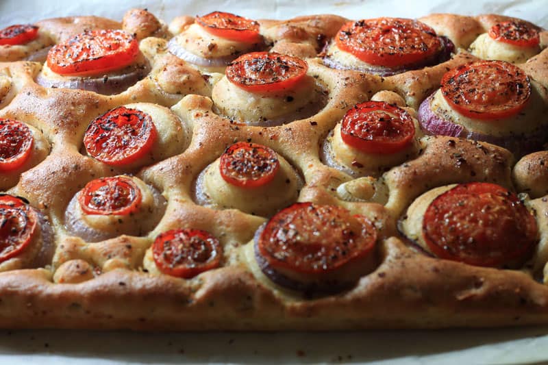 פוקאצה עגבניות